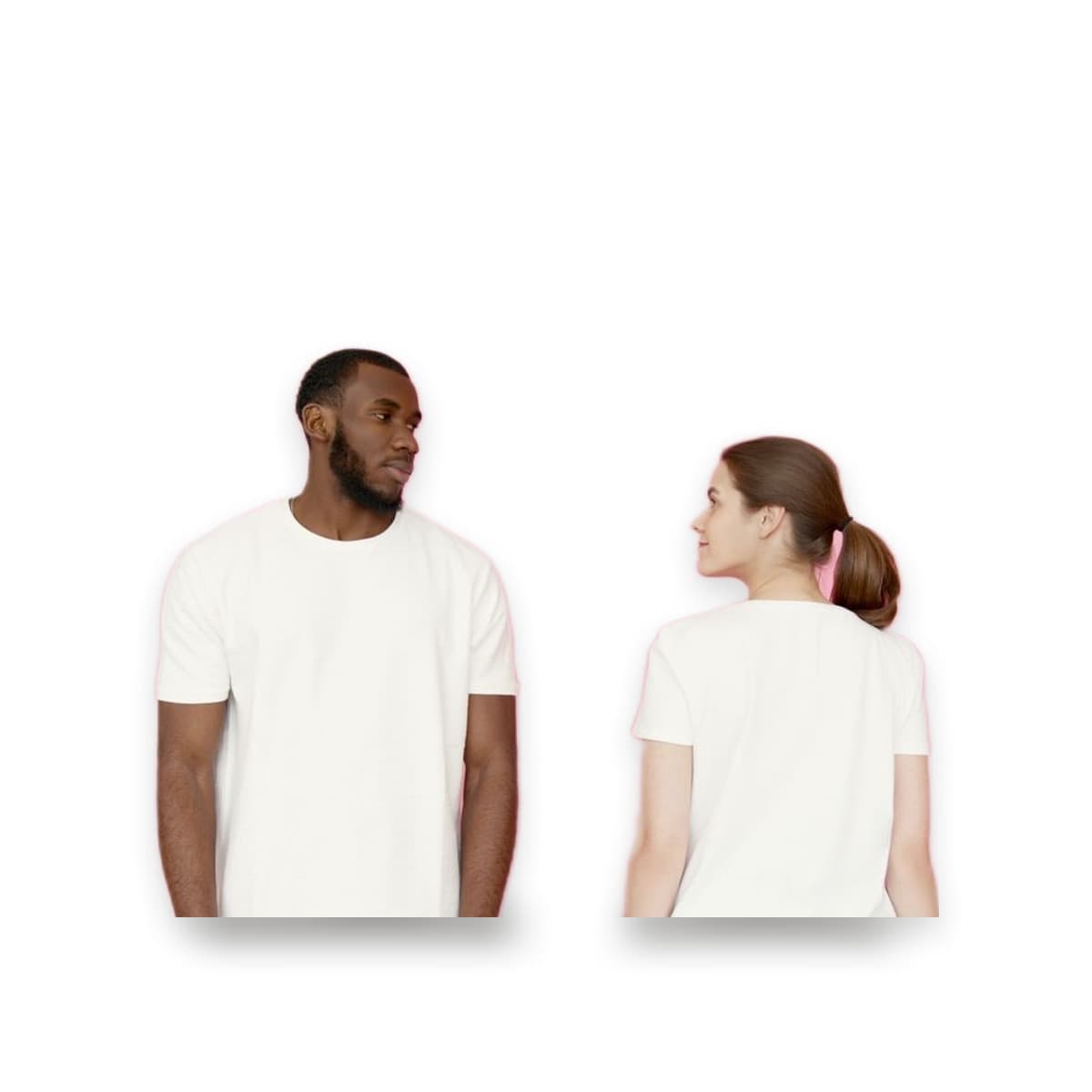 T-shirt homme coton blanc